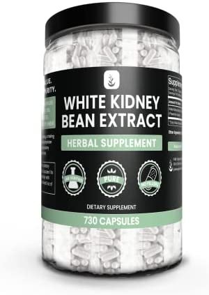 Pure Original Ingredients White Kidney Bean Extract (730 Capsules) No Magnesium Or Rice Fillers, Always Pure, Lab Verified